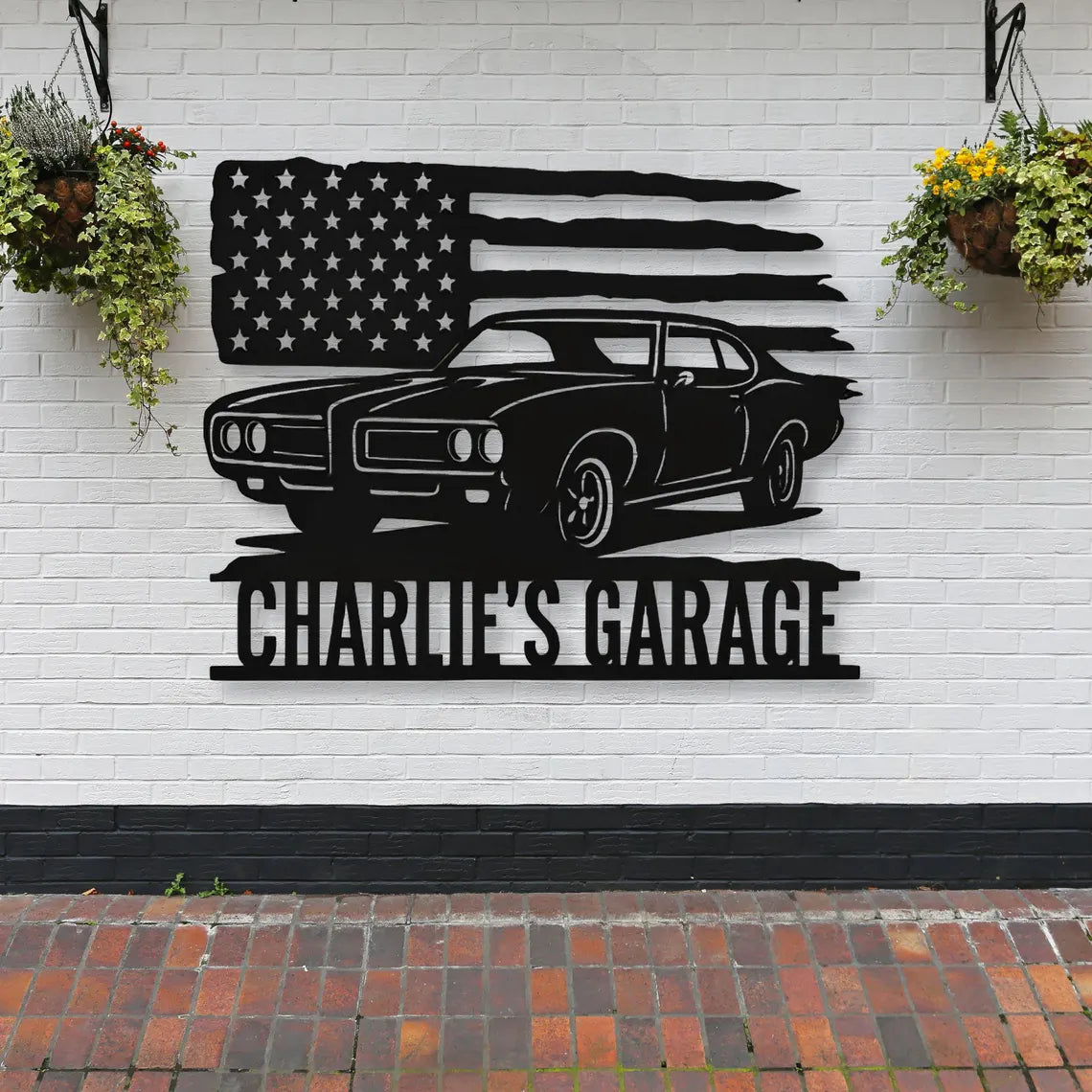 Personalized Vintage Pontiac GTO Garage Sign Custom Pontiac GTO Sign